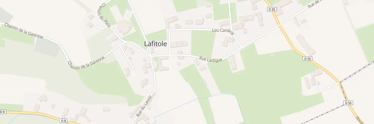 Plan du 6 Rue Lartigue à Lafitole