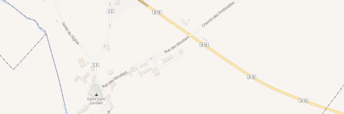 Plan du 4 L’Eglise à Saint-Lambert-sur-Dive