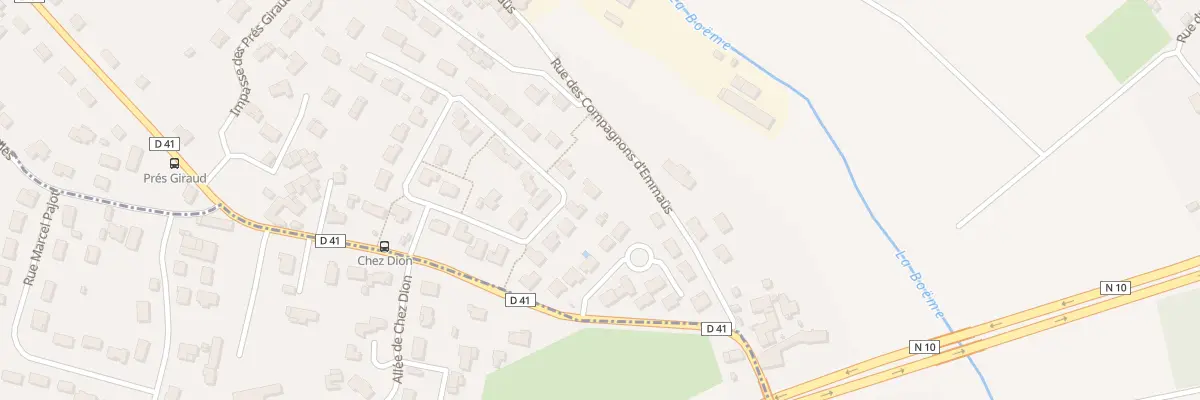 Plan du 19 Rue Lucie Aubrac à La Couronne