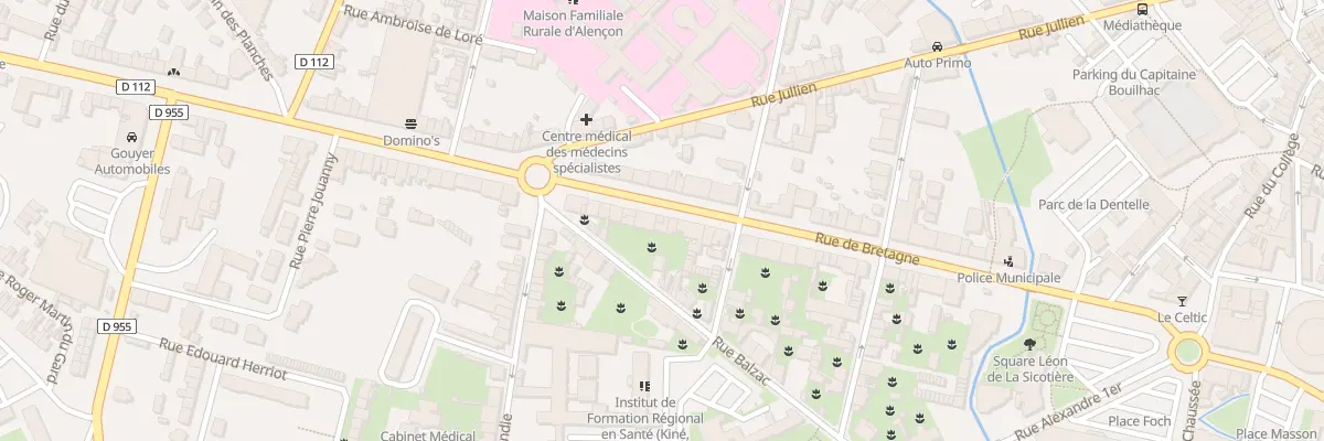 Plan du 51 Rue de Bretagne à Alençon