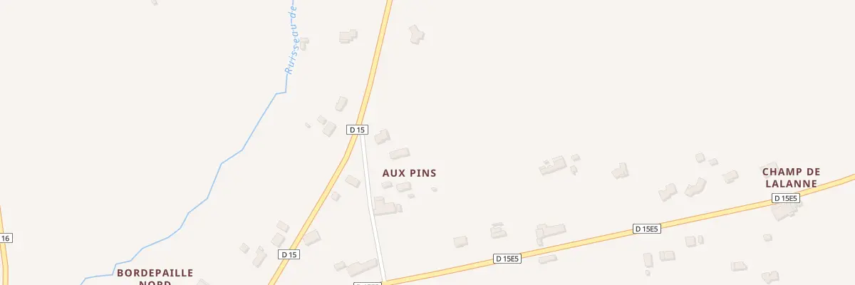Plan du 2 Aux Pins au Puy