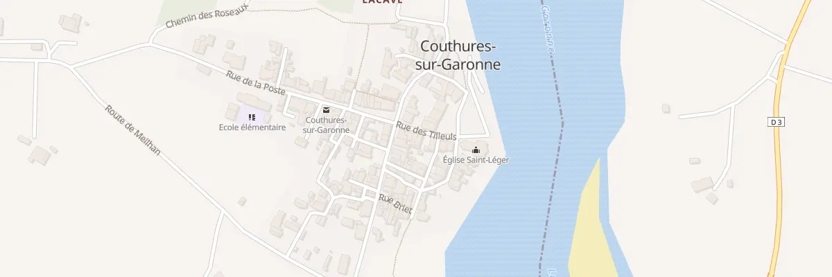 Plan du 254 Rue des Tilleuls à Couthures-sur-Garonne