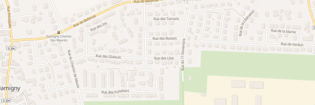 Plan du 3 Rue des Lilas à Damigny