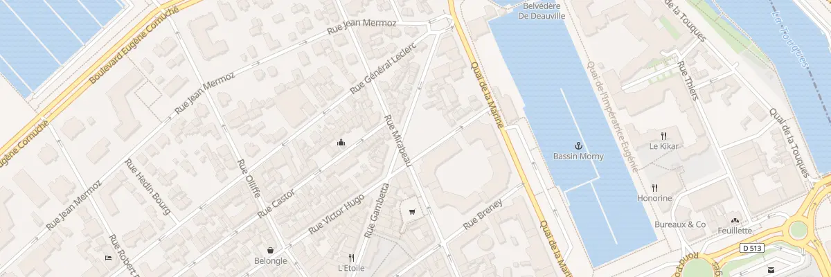 Plan du 22 Rue Victor Hugo à Deauville