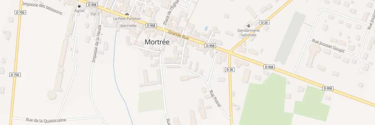 Plan du 3 Rue Sainte Barbe à Mortrée