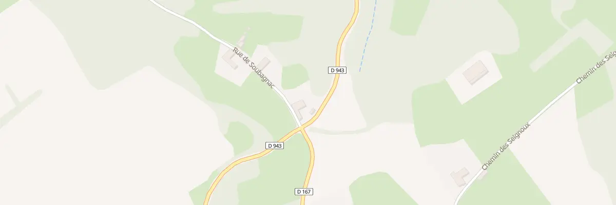 Plan du 2 Rue de Soubagnac à Auriébat