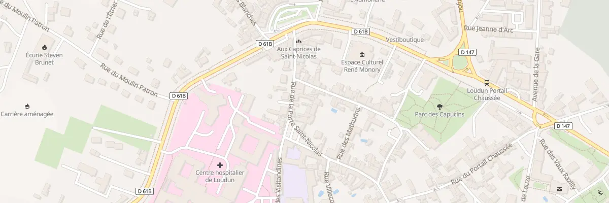 Plan du 28 Rue de la Porte Saint-Nicolas à Loudun