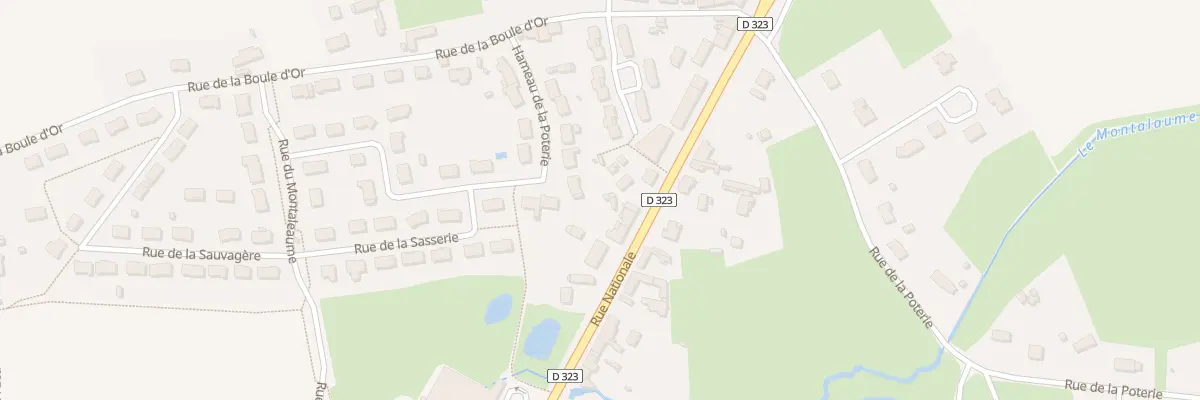 Plan du 36 Rue Nationale à Cérans-Foulletourte