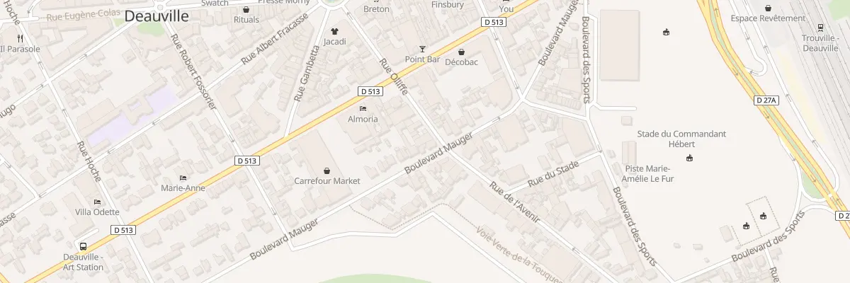 Plan du 12B Rue de l’Avenir à Deauville