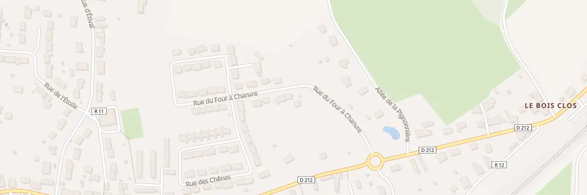 Plan du 1 Rue du Four A Chanvre à Voivres-lès-le-Mans