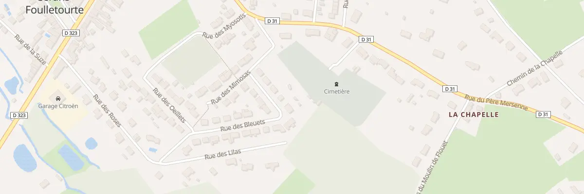 Plan du 7 Rue des Bleuets à Cérans-Foulletourte