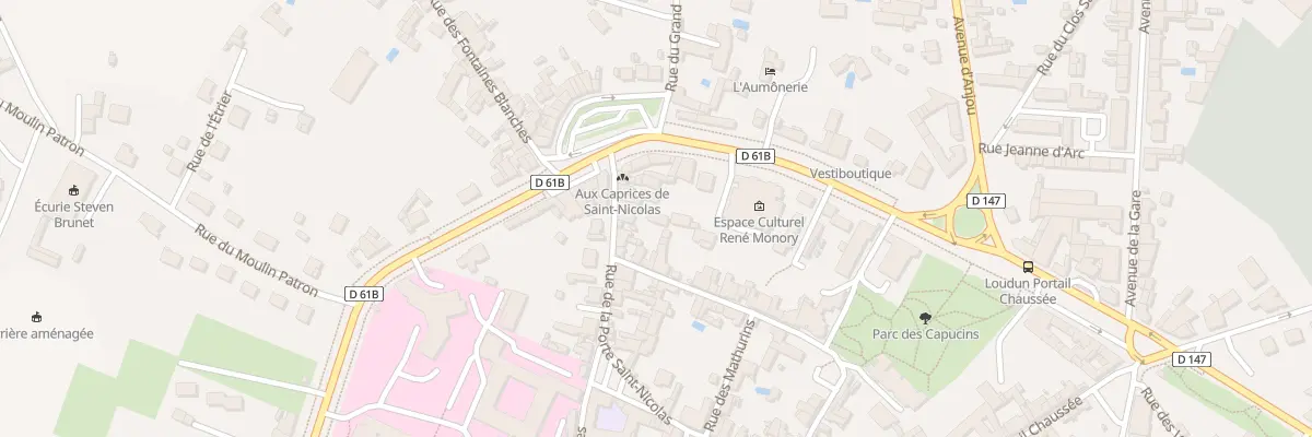 Plan du 40 Rue de la Porte Saint-Nicolas à Loudun