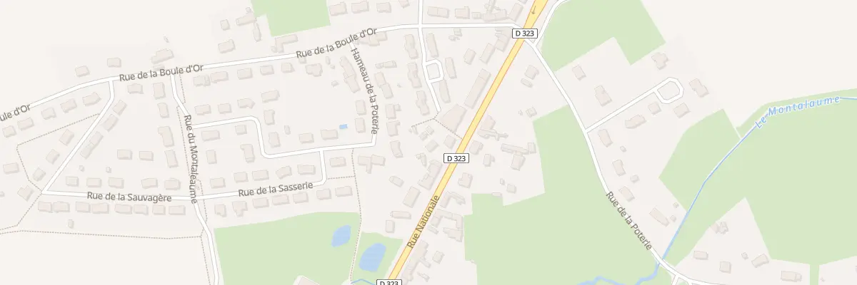 Plan du 32 Rue Nationale à Cérans-Foulletourte