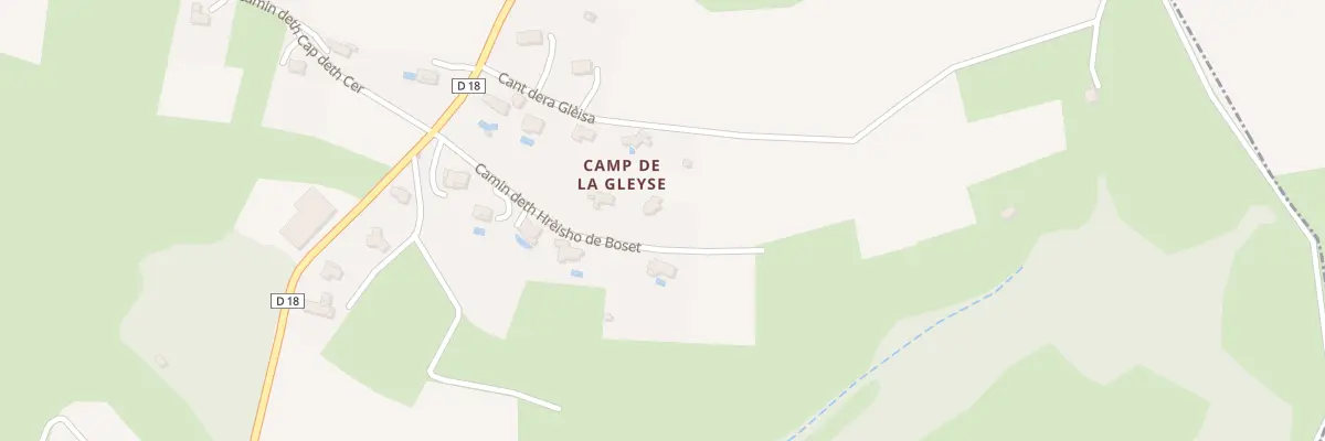 Plan du 5900 Cami Deth Hrèisho de Boset à Visker