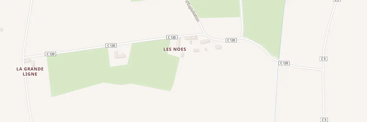 Plan du 6 Les Noes à Oisseau-le-Petit
