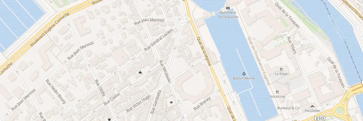 Plan du 20 Rue Victor Hugo à Deauville