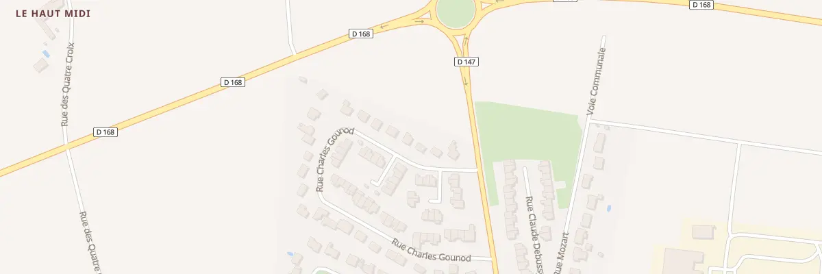 Plan du 45 Rue Charles Gounod à Loudun
