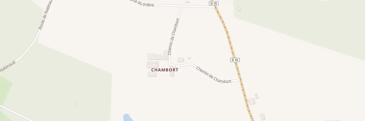 Plan du 377 Chambort Nord au Pizou
