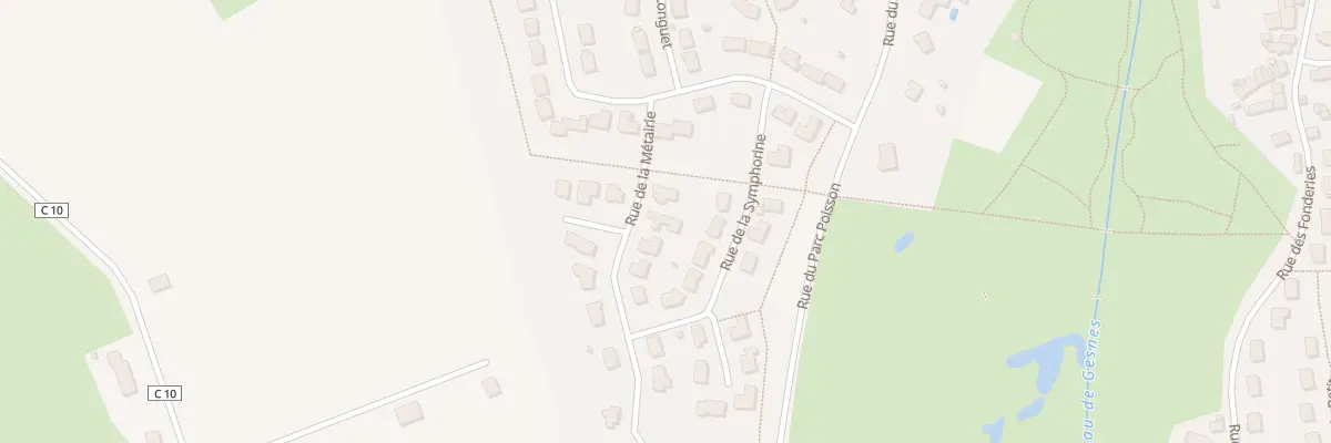 Plan du 22 Rue de la Métairie à Arçonnay