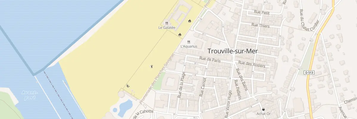 Plan du 17 Rue de la Plage à Trouville-sur-Mer