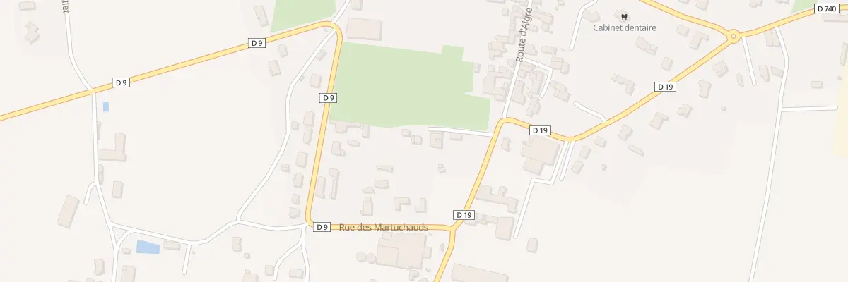 Plan du 36 Rte d’Aigre à Villefagnan
