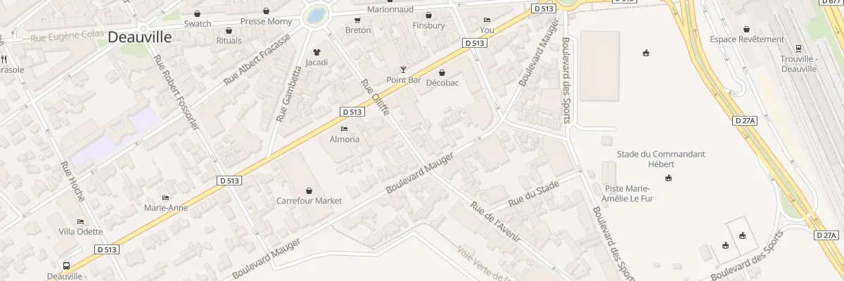 Plan du 15 Rue de l’Avenir à Deauville