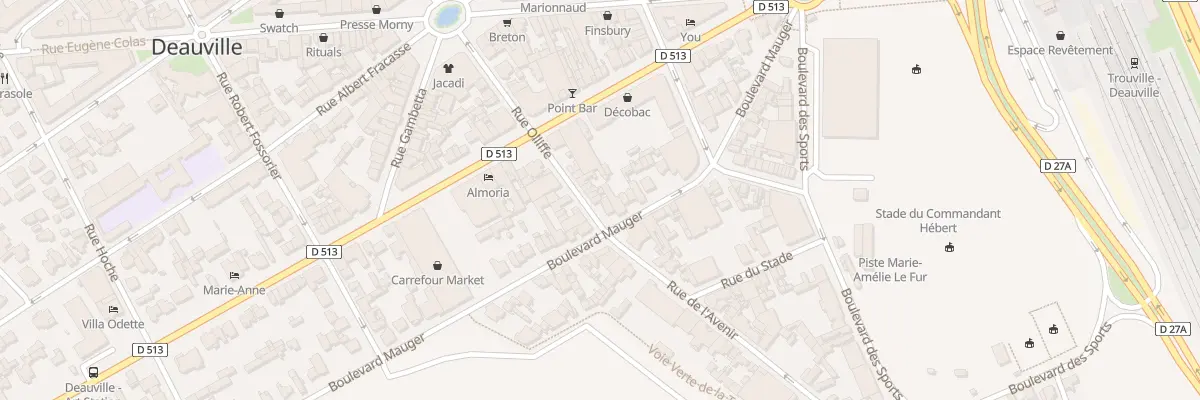 Plan du 17 Rue de l’Avenir à Deauville