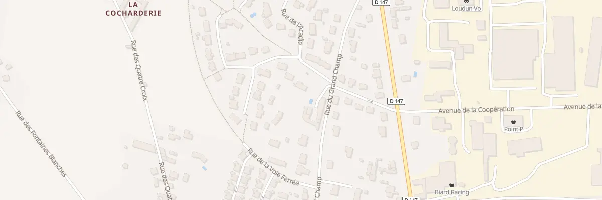 Plan du 5 Rue de l’Acadie à Loudun