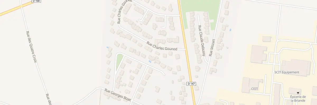 Plan du 5 Rue Charles Gounod à Loudun
