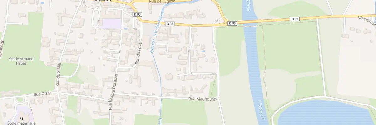 Plan du 5373 Rue de l’Adour à Bazet