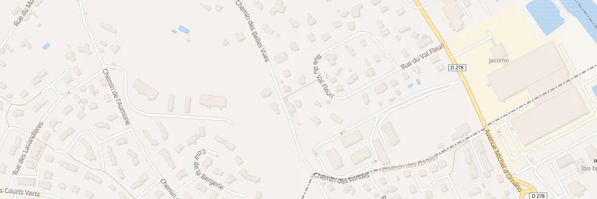 Plan du 9003 Rue du Val Fleuri à Deauville
