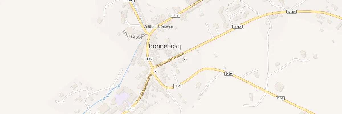 Plan du 3 Av de Verdun à Bonnebosq