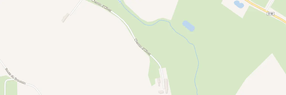 Plan du 168 Che d’Olivet à Fay