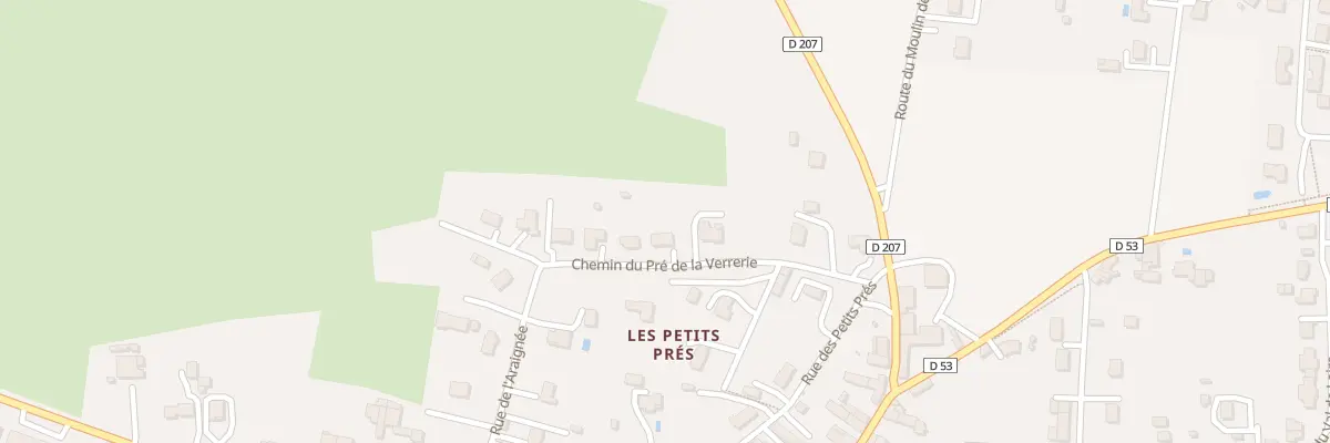 Plan du 21 Rue de l’Araignee à Vernoil-le-Fourrier