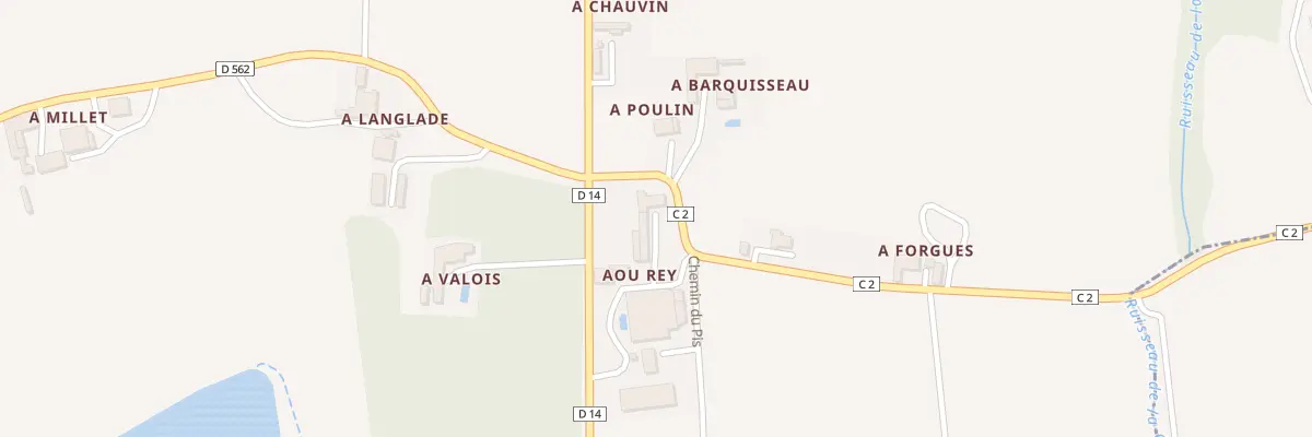 Plan du 110 Chem d’Armentieux à Ladevèze-Ville