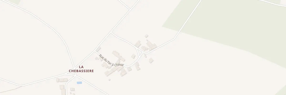 Plan du 12 Rue du Fer A Cheval La Chebass à Lorigné