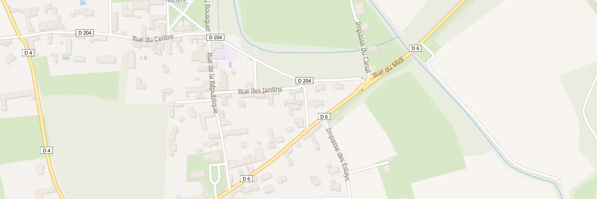 Plan du 7 Rue de la Parlaque à Artagnan