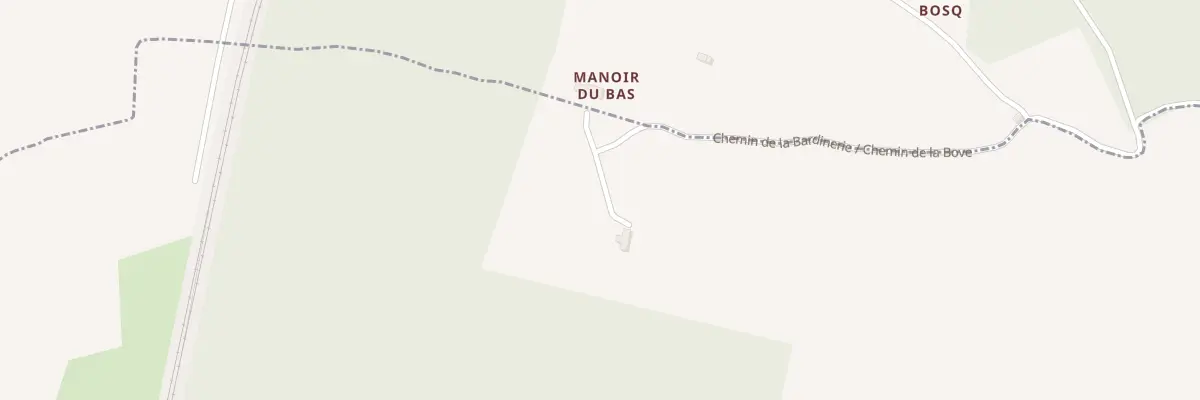 Plan du 375 Che de la Bardinerie à Mézidon Vallée d’Auge