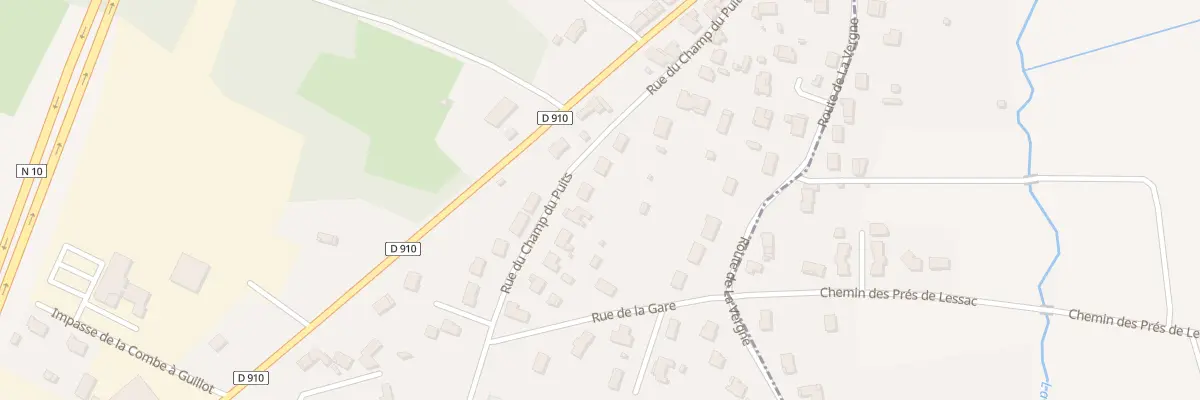 Plan du 12 Rue du Champ du Puits à Roullet-Saint-Estèphe