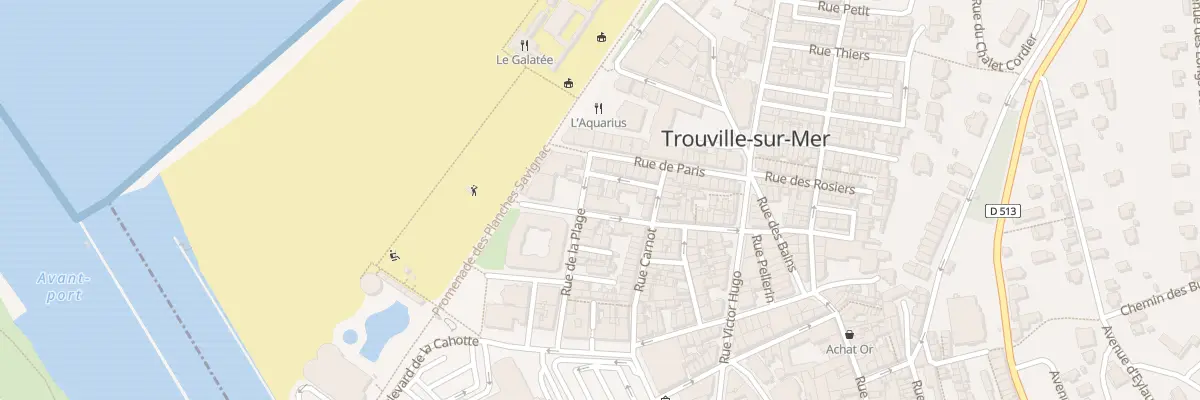Plan du 26 Rue de la Plage à Trouville-sur-Mer