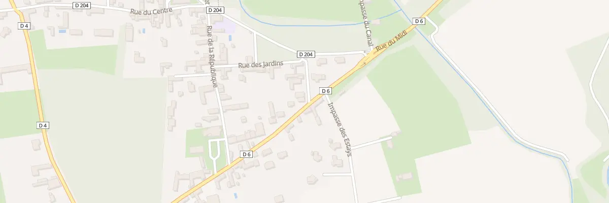 Plan du 1 Rue de la Parlaque à Artagnan