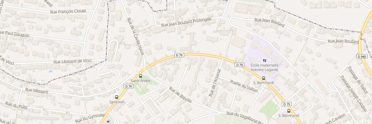 Plan du 71 Rue d’Ignauval à Sainte-Adresse