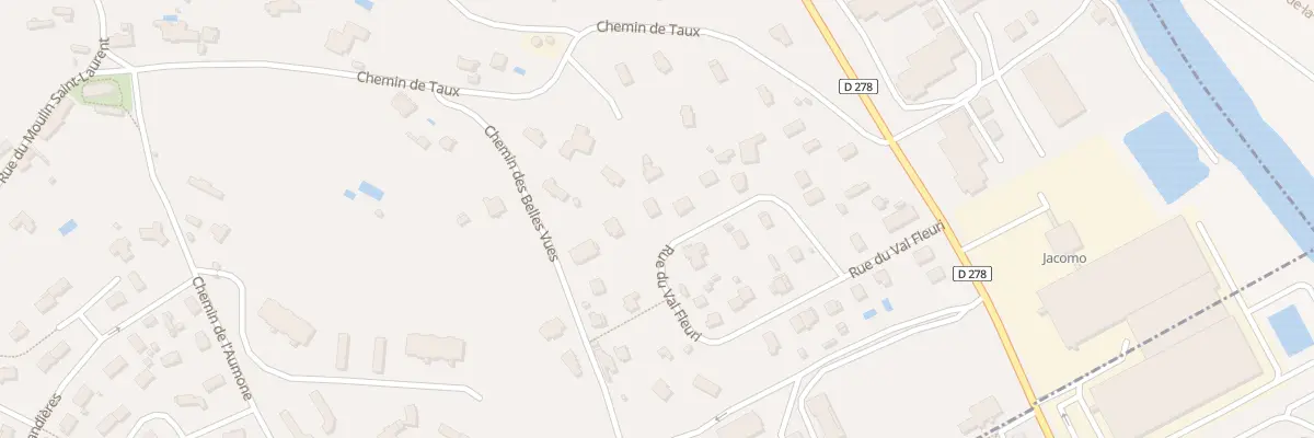 Plan du 33 Rue du Val Fleuri à Deauville