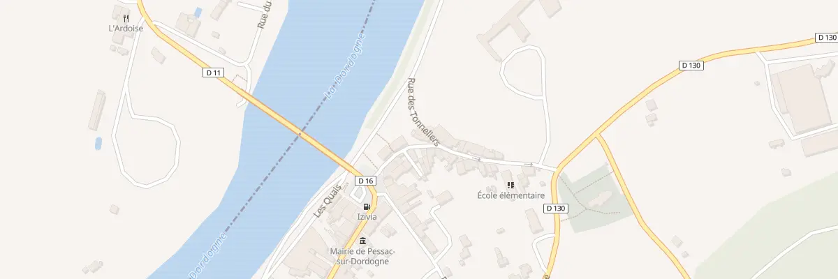 Plan du 5 Rue des Écoles à Pessac-sur-Dordogne
