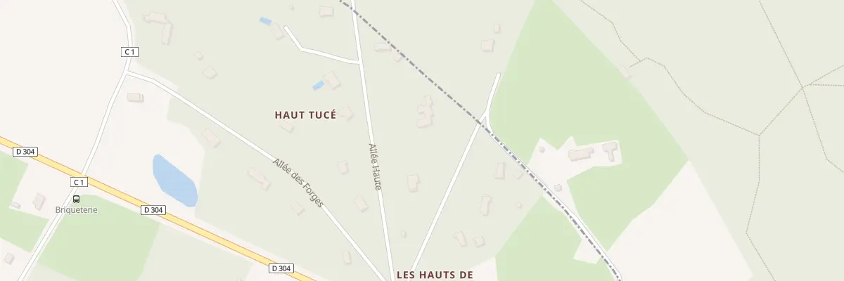 Plan du 5815A All Haute à Lavardin