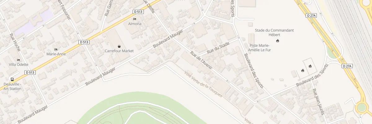 Plan du 24 Rue de l’Avenir à Deauville