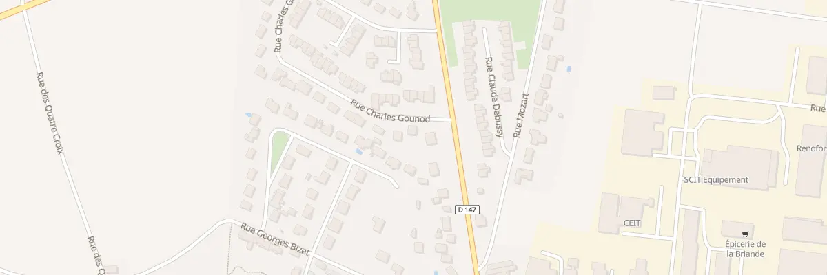 Plan du 1 Rue Charles Gounod à Loudun