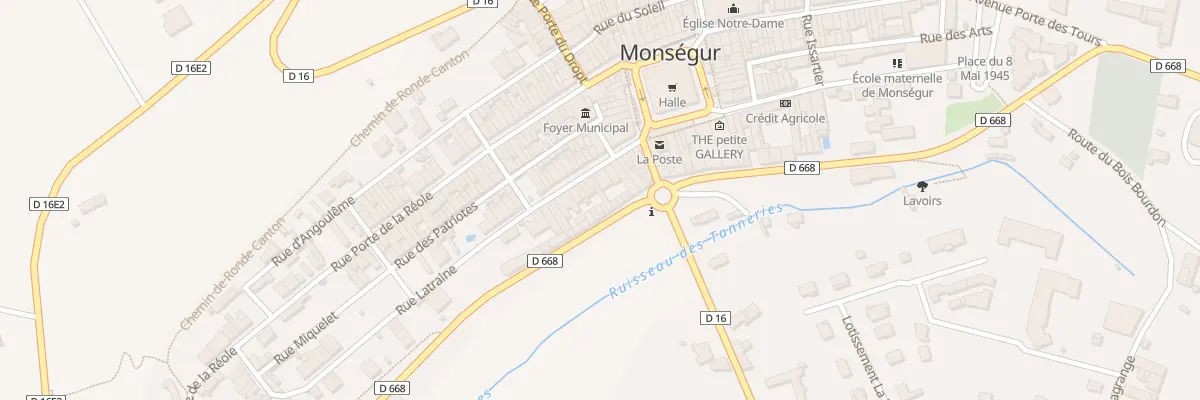 Plan du 20 Rue Latraine à Monségur