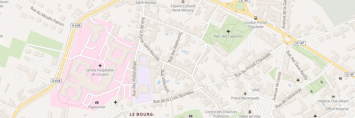 Plan du 12 Rue de la Porte Saint-Nicolas à Loudun