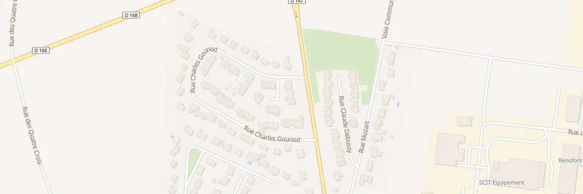 Plan du 86 Rue Charles Gounod à Loudun